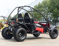 Buggy tout-terrain 150CC 200CC à essence avec pédale d'accélérateur, karting professionnel avec transmission par chaîne