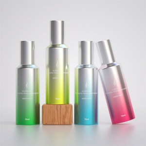 Botellas de Perfume Vacías al por Mayor de 30ml y 60ml, Botellas de Aluminio Electrochapadas para Perfume y Aceite Cosmético, Botella con Atomizador - Product Image 1