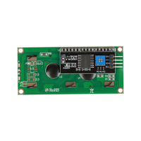 Modul Layar LCD KUONGSHUN 1602 LCD1602 IIC/I2C dengan Lampu Latar Biru/Hijau untuk Arduino, Langsung dari Pabrik, Komponen Elektronik DIYmalls