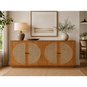 Aparador moderno de madera 2030 x 485 x 865 mm, diseño para muebles de hogar - Product Image 1