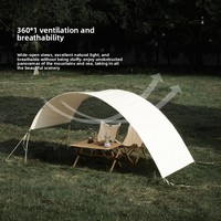 Tente de camping d'été de haute qualité pour le camping et les parcs, équipement d'extérieur, tente pare-soleil décontractée, idéale pour les sorties en famille