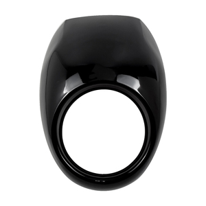 Cubierta de faro delantero vintage para motocicleta Harley 883 XL1200, máscara retro para faro, cubierta de faro en negro brillante o mate. - Product Image 1