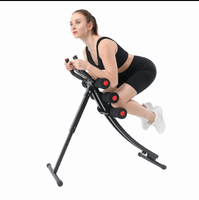 Appareil d'entraînement abdominal pliable en métal pour fitness, équipement de gym à domicile, entraînement de force, logo personnalisé