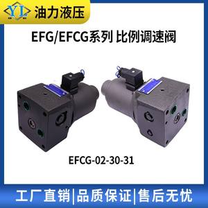 Válvula de Control de Velocidad Proporcional Hidráulica de Solenoide Unidireccional EFG/EFCG-02/03/06/10-30-31, Válvula de Flujo para Máquinas de Moldeo por Inyección - Product Image 3