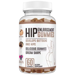 Gomitas para Aumentar Caderas con Saw Palmetto y Raíz de Maca, Suplemento Natural para Mejorar las Curvas y Levantar los Glúteos - Product Image 1
