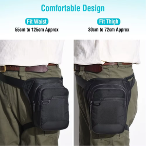 Personalizado deporte al aire libre senderismo pesca ciclismo montar riñonera correr pierna ciclismo accesorios motocicleta bandolera bolsa - Product Image 2