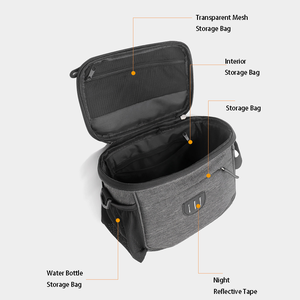 <span class=keywords><strong>Bolsa</strong></span> Impermeable <span class=keywords><strong>para</strong></span> Manillar de <span class=keywords><strong>Bicicleta</strong></span> con Pantalla Táctil, <span class=keywords><strong>Bolsa</strong></span> de Almacenamiento de Gran Capacidad <span class=keywords><strong>para</strong></span> <span class=keywords><strong>Bicicleta</strong></span>, Scooter, <span class=keywords><strong>Bicicleta</strong></span> de Equilibrio, Accesorios de Ciclismo - Product Image 3