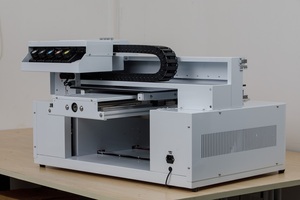 Cina prezzo di fabbrica A2 doppia stampa teste a sfera vite 5060 UV Flatbed stampante per pellicola AB adesivo, scheda, cassa del telefono, acrilico - Product Image 3