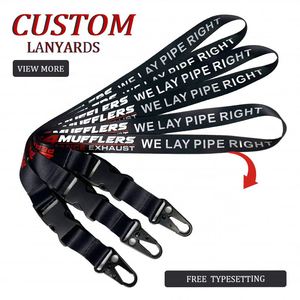High Quality Heat Transfer Lanyards Multi Color Printing Neck Straps With Logo Custom Eagle Hook Keychain Lanyard - Product Image 1