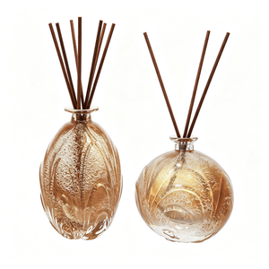 Diffuseur d'aromathérapie en verre soufflé à la main, or <span class=keywords><strong>champagne</strong></span>, style artistique, objet décoratif pour centre de table, idéal pour palais, hôtels et mariages - Product Image 1