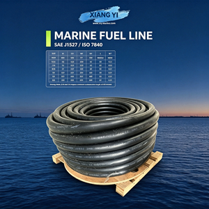 Manguera de Combustible de 1/2 Pulgada, Marca HF, Fabricada en Taiwán, Certificada ISO7840, SAE J1527, Flexible, Resistente al Calor, de Goma, para Yates y Embarcaciones - Product Image 6