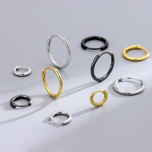 Pendientes de Aro para mujer, pequeños pendientes de cartílago Helix <span class=keywords><strong>Daith</strong></span> Tragus Huggie para <span class=keywords><strong>hombre</strong></span>, <span class=keywords><strong>Piercing</strong></span>, joyería, aros para las orejas - Product Image 2