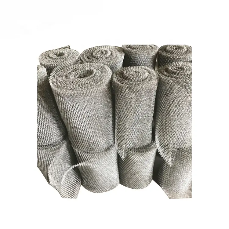 304 AISI 316 titanio maglia di rete metallica strutturata imballaggio in metallo ondulato