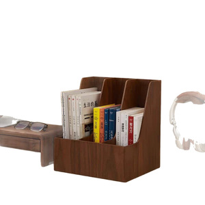 Office Desktop Organizer Wooden <b>Storage</b> Box 3 Tier A4 <b>File</b> Rack For Books Stationery Document Organization - Product Image 5