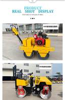 Petit compacteur routier pour le compactage des sols carrés et des trottoirs, construction de chaussées en asphalte pour autoroutes