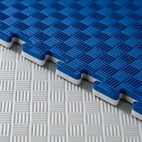 Tapete de Espuma EVA de 100x100cm, Cinco Líneas, Impermeable, Antideslizante, Absorbente de Impactos, Losetas de Piso Encajables, Venta al Por Mayor OEM