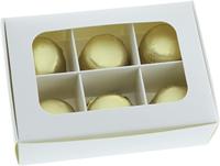 Boîte d'emballage de biscuits, séparateur de papier, boîte d'emballage de bonbons, chocolats faits maison, truffes avec coussinets