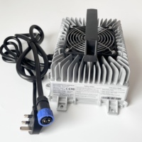 Chargeur LNLEE 109.2V 96V 30A pour batterie NMC 26S, prise UKCA FCC Type G, charge rapide haute puissance pour tricycle électrique, moto