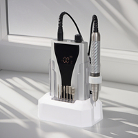 IKSBEAUTY perceuse à ongles Rechargeable professionnelle 40000 tr/min lime à ongles électrique pour la mise en forme enlever pour la manucure à la maison et au Salon