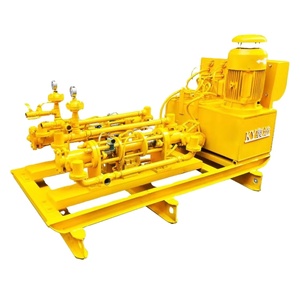 ปั๊มคู่ทำงานร่วมกันอย่างเป็นระบบ ปั๊มยาแนวที่มีอัตราการไหล 48 ลิตร/นาทีต่อเครื่อง ใช้สำหรับงานยาแนวในงานก่อสร้าง - Product Image 1