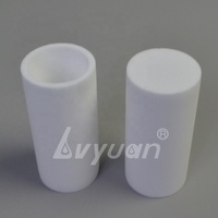 Filtres à disques en plastique PTFE, 4 pièces, résistant aux hautes températures, pour filtres épaissi, tube de ventilation, filtration de liquide