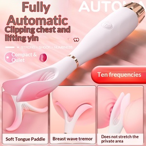 <b>Vibrating</b> Stick Fully Automatic Insertable Body Toy USB Rechargeable Waterproof Dual-Use <b>Vibration</b> for Female - Product Image 3
