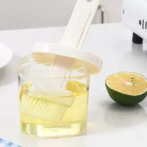 Bottiglia con Pennello in Silicone Senza BPA, Accessorio da <span class=keywords><strong>Cucina</strong></span> Integrato in Plastica per Cottura e Pasticceria, Bottiglia per Olio BBQ, Utensile da <span class=keywords><strong>Cucina</strong></span> - Product Image 5