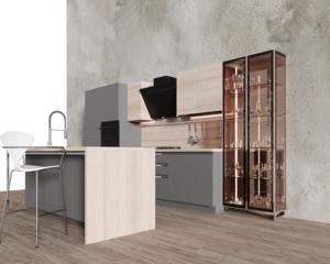 Armoires de cuisine modernes sur mesure en bois massif/contreplaqué/MDF pour petite cuisine - Product Image 2