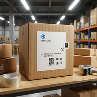 Étiquette/Traceur intelligent jetable Bluetooth ultra-mince imprimable avec garantie d'un an, compatible PC