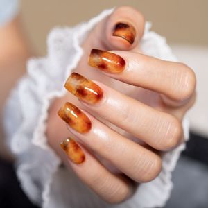 Esmalte de gel uv para uñas, barniz de uñas de <span class=keywords><strong>color</strong></span> ámbar, translúcido - Product Image 5
