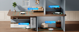 Aspirateur <span class=keywords><strong>robot</strong></span> <span class=keywords><strong>E6</strong></span> puissant 10000Pa avec batterie de 150 min, contrôle par application, navigation intelligente pour le nettoyage domestique - Product Image 5