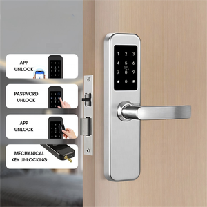 แอป TTlock กุญแจล็อคอัจฉริยะ TT Hotel สำหรับโรงแรม ระบบอิเล็กทรอนิกส์ ไม่ใช้กุญแจ ใช้รหัสผ่าน บันทึกข้อมูลบนคลาวด์ วัสดุสแตนเลส 304 แบบฝัง สำหรับประตูไม้ รุ่น TTM896 - Product Image 3