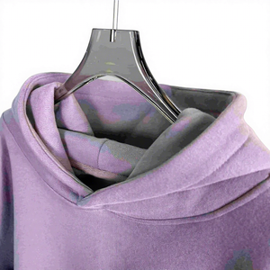 เสื้อฮู้ดโอเวอร์ไซส์ผู้ชาย สีพื้น ผ้าฝ้ายเฟรนช์เทอร์รี่ แขนยาว มีกระเป๋า สวมใส่สบายๆ สำหรับฤดูใบไม้ร่วง ปี 2027 - Product Image 1