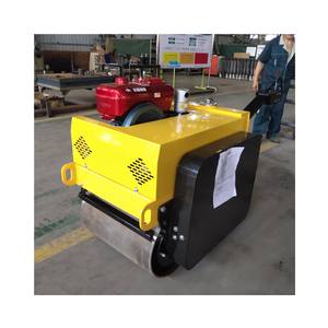 รถบดถนนแบบลูกกลิ้งสองล้อแบบสั่นได้ด้วยมือลูกกลิ้งยางมะตอยแบบสั่นขนาด600กก. สำหรับเด็กทารก - Product Image 4