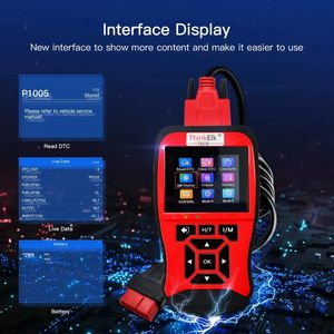 Lecteur de code de diagnostic OBD2 THINKELK TK618 Kit adaptateur 8 broches pour Polaris ATV RZR Ranger General Sportsman ACE Slingshot - Product Image 3