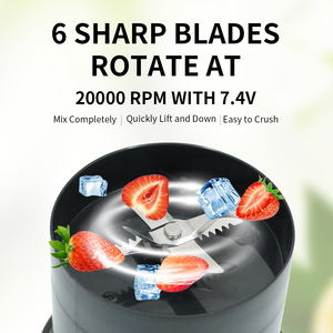 <span class=keywords><strong>เครื่อง</strong></span><span class=keywords><strong>ปั่น</strong></span>แบบพกพา ความจุ 460 <span class=keywords><strong>ม</strong></span>ล. ชาร์จผ่าน USB ไร้สาย สำหรับทำสมูทตี้ ใช้ได้ทั้งเดินทาง ฟิตเนส บ้าน สำนักงาน ทำน้ำผลไ<span class=keywords><strong>ม</strong></span>้<span class=keywords><strong>ปั่น</strong></span> - Product Image 2