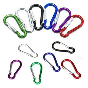 Mousqueton en alliage d'aluminium en forme de D, 5 kg, à dégagement rapide, pour sac à dos, bouteille d'eau, usage masculin - Product Image 1