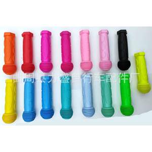Puños de manillar micro de 22.2 mm de TPR antideslizantes para bicicletas infantiles, suaves y coloridos - Product Image 3