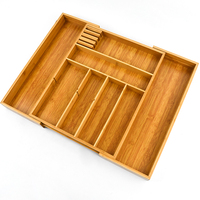 WDF Organisateur de garde-manger de chaussures de réfrigérateur de céréales et boîte fourre-tout de rangement de maquillage de 27 gallons Plateau à couverts pour la cuisine