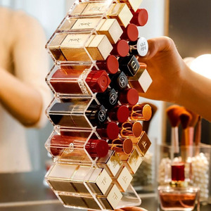 Tùy chỉnh rõ ràng Lip Gloss đứng lưu trữ trường hợp son môi chủ sở hữu nhựa trong suốt mỹ phẩm trang điểm hiển thị - Product Image 6