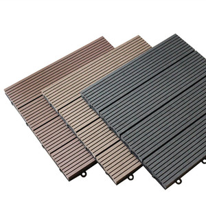 Carreaux de pont personnalisés en <span class=keywords><strong>bois</strong></span> wpc, 30x30cm, lames de sol en plastique Composite, pour l'extérieur, bricolage, livraison gratuite, chine - Product Image 5