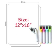 Meilleur prix Tableau blanc effaçable à sec magnétique pour réfrigérateur 11*17 pouces En stock