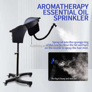 Venta al por mayor de alta calidad ultrasónico Micro niebla <span class=keywords><strong>peluquería</strong></span> vaporizador de pelo para salón de belleza 7 colores luces O3 <span class=keywords><strong>ozono</strong></span> máquina de Spa de pelo - Product Image 3