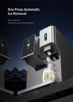 Estación de Agua Portátil Eléctrica con Filtro RO, Dispensador de Agua Fría/Caliente/hielo Instantáneo, Tanque para Uso Doméstico y Hotelero