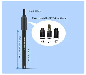 OEM EC TDS condutividade sonda Grafite EC condutividade eletrodo alta precisão 0-200000us/cm condutividade CE sensor