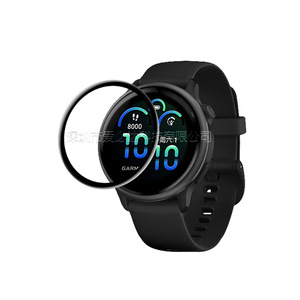 Película Protectora de Pantalla 3D Curva Compatible con el Reloj Inteligente <span class=keywords><strong>Garmin</strong></span> <span class=keywords><strong>Vivoactive</strong></span> 5, Protector de Pantalla de Hidrogel para <span class=keywords><strong>Garmin</strong></span> Active 6 - Product Image 3