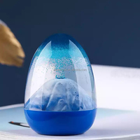Minuteur à bulles liquides effet mouvement, Lampe volcanique à lave éruptive, Minuteur à eau, Jouet anti-stress, Sablier liquide, Jouets de bureau anti-stress