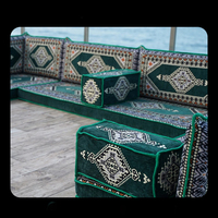 Juego de Sofás Majlis Marroquíes de Lujo, Asientos Árabes para el Suelo, Sofá Modular en Forma de L para Sala de Estar u Hotel