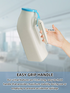 Bán buôn nhà chăm sóc BồN TiểU Nam xách tay buồng nồi <span class=keywords><strong>PEE</strong></span> chai nhà nơi để tiểu bô cho nam giới nơi để tiểu buồng nồi với nắp 1000ml - Product Image 4