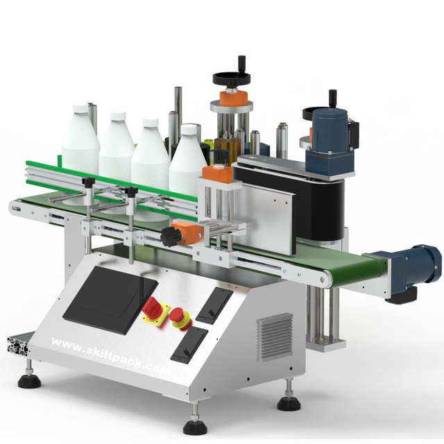Mini Automatic Labeling Machine, Economical Tabletop Sticker Labeler for Startup, Easy Operation for Bottle Jar